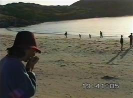 Paul Hardman plays his harmonica to complete the atmosphere for this most perfect evening of all evenings